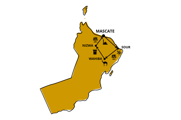 Circuit Parfums d'Oman en Luxe & Privatif